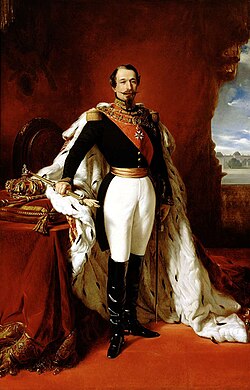 Retrato de Napoleón III por Franz Xaver Winterhalter