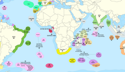 Océano Atlántico e Índico