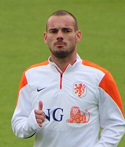 Fotografía de archivo de Wesley Sneijder durante su etapa con la selección de los Países Bajos en 2014