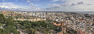 Vista general de Almería, capital provincial