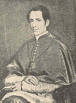 Fotografía del nuncio Gioacchino Pecci en Bélgica
