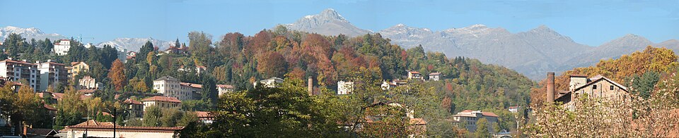 Vista general de Biella