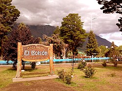 Vista general de El Bolsón en la Patagonia andina