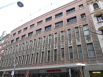 Relieves del edificio Finanzauto
