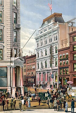 La Bolsa de Valores en 10-12 Broad Street, 1882