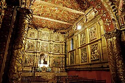 Retablo de la capilla del Rosario en Tunja
