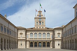 Detalle del campanario del Quirinal