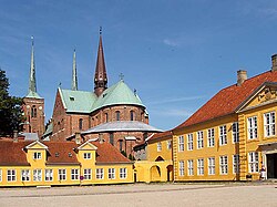 La catedral vista desde el Bispegården