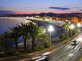 Paisaje costero de la Riviera Francesa
