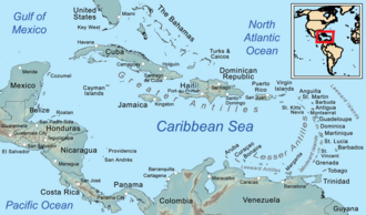 Islas del Caribe y área cercana