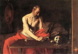San Jerónimo escribiendo por Caravaggio