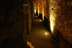 Callejón de las Siete Esquinas, en Bayona, España.