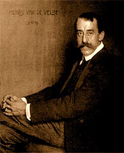 Retrato e información personal de Henry van de Velde