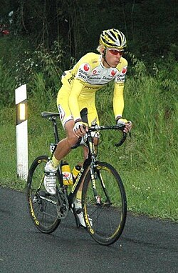 Arkaitz Durán durante la competición Euskal Bizikleta 2007