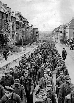 Prisioneros de la Wehrmacht en Aquisgrán