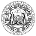 Interpretación del diseño del primer comité de 1776
