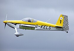 Avión Van's Aircraft RV-7 con matrícula G-KELS