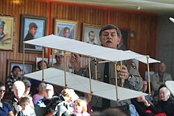 Réplica de cometa caja de los hermanos Wright