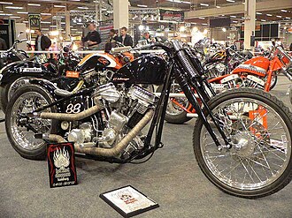Una típica Bobber Harley
