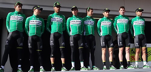 Fotografía institucional del Caja Rural (equipo ciclista)