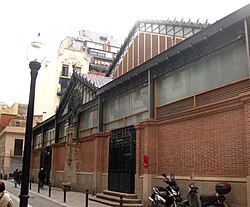 Fachada sur del Mercado de la Libertad