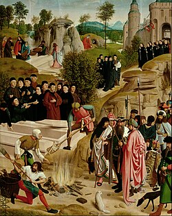 Leyenda de las reliquias de San Juan Bautista (1485) de Geertgen tot Sint Jans