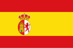 Bandera militar de la flota y de fortalezas navales españolas