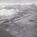 Fotografía aérea histórica del canal