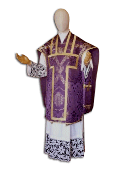 Casulla de color morado