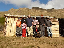Pehuenches en el Alto Biobío, Chile