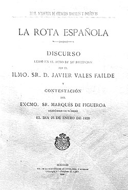 Portada del libro La Rota española