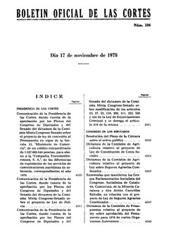 Boletín Oficial de las Cortes
