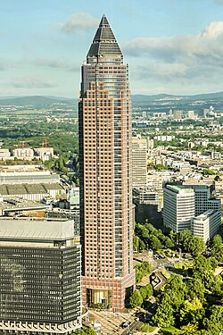 La Messeturm en Fráncfort