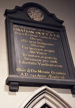 Epitafio de Jonathan Swift