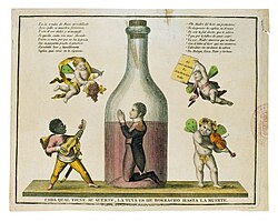 Caricatura satírica de José Bonaparte