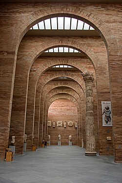 Interior del Museo Nacional de Arte Romano de Mérida
