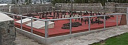 Maqueta detallada de la batalla de Puebla