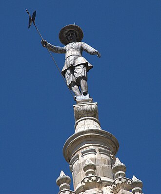 Escultura de Pedro Mato, el Arriero, en Astorga