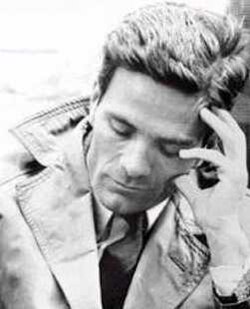 Retrato de Pier Paolo Pasolini