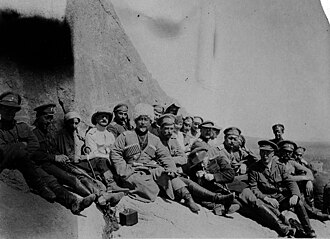 Representación de mandos militares de la Campaña de Persia