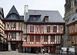 Casas con entramado de madera en Vannes