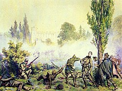Batalla de Miloslaw en Polonia