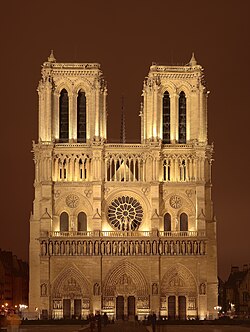 Representación y entorno medieval en torno a Notre-Dame de París