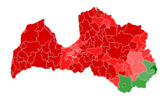 Mapa electoral del referéndum de 2012