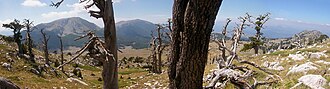 Vista panorámica del Monte Pollino