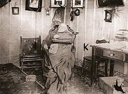 Célebre retrato post mortem de Domingo Faustino Sarmiento.