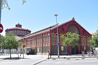 Vista exterior del Mercado de San Antonio en 2023
