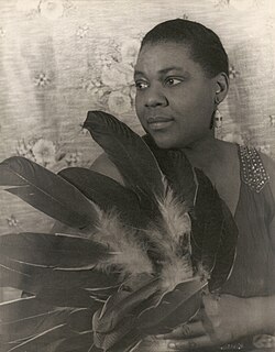 Bessie Smith, célebre cantante de blues de los años 1920