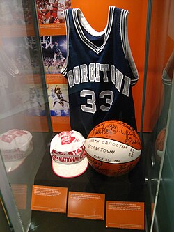 Camiseta de Georgetown de Pat Ewing