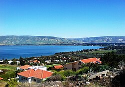 Vista del mar de Galilea